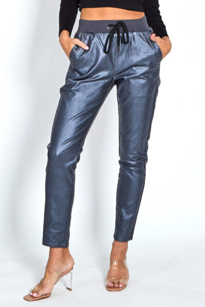 Metallic Jogger Charcoal Leoni