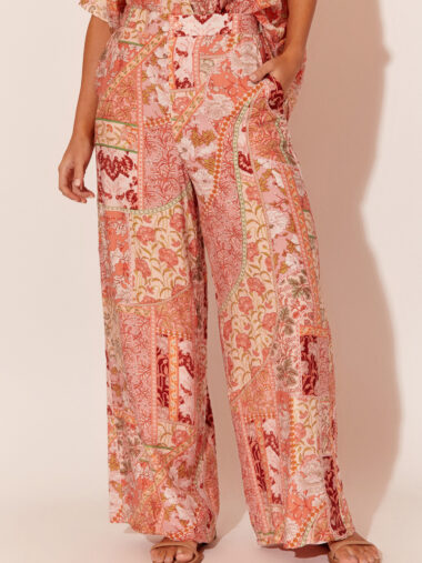 Adorne Relaxed Leg Pant Pink
