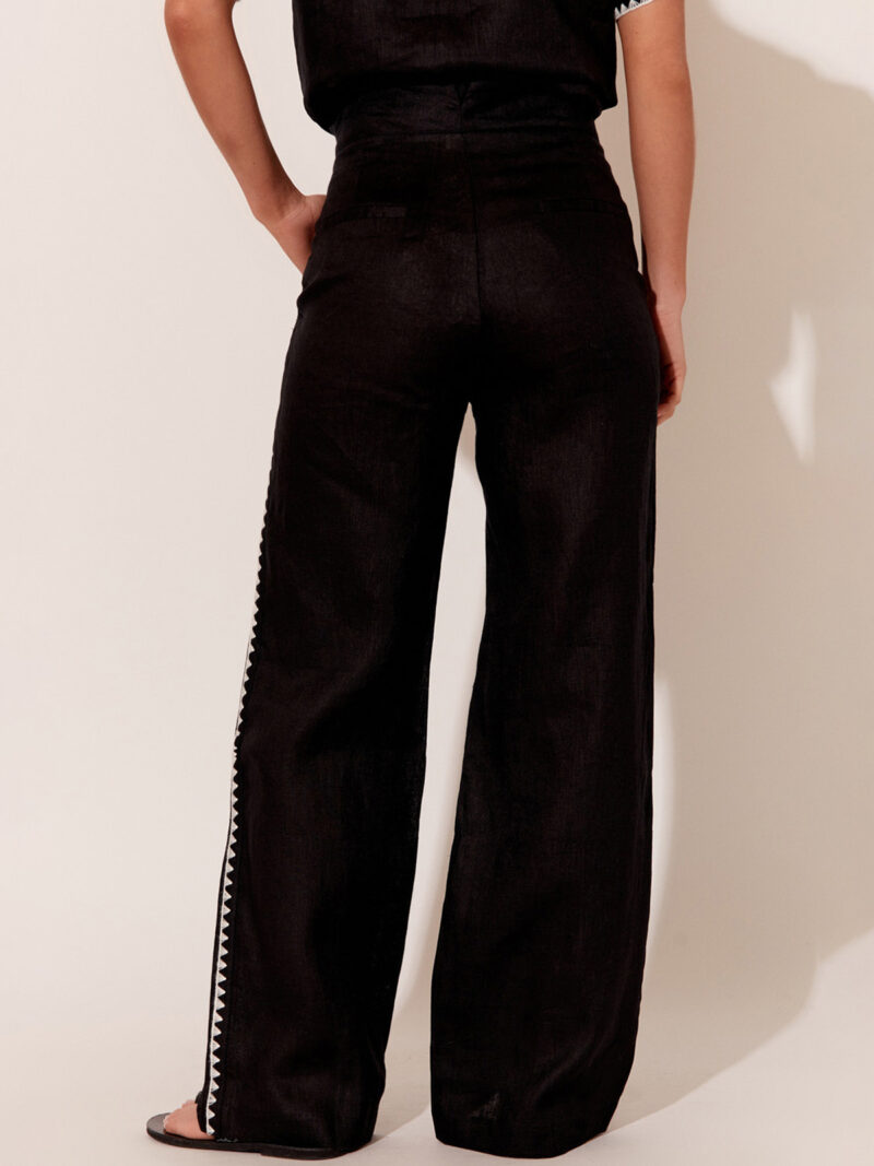 Stitched Edge Pant Black adorne