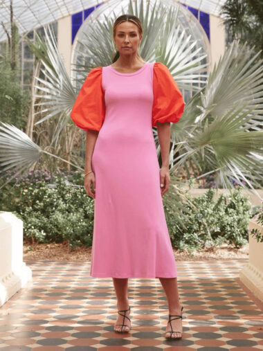 Mandarin Dress Pink Brave + True