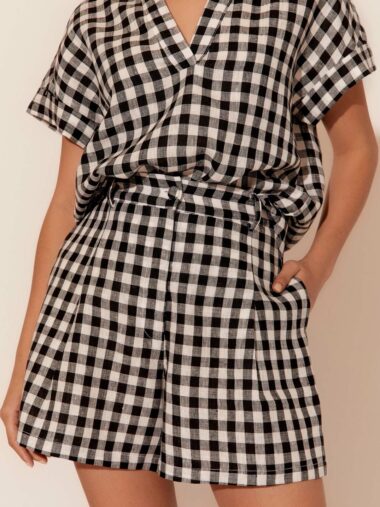 Adorne Longline Short Check