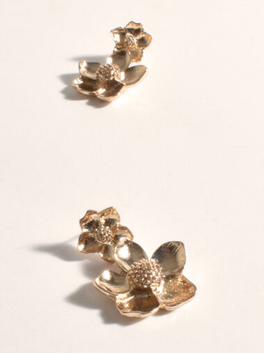 Double Flower Event Earrings