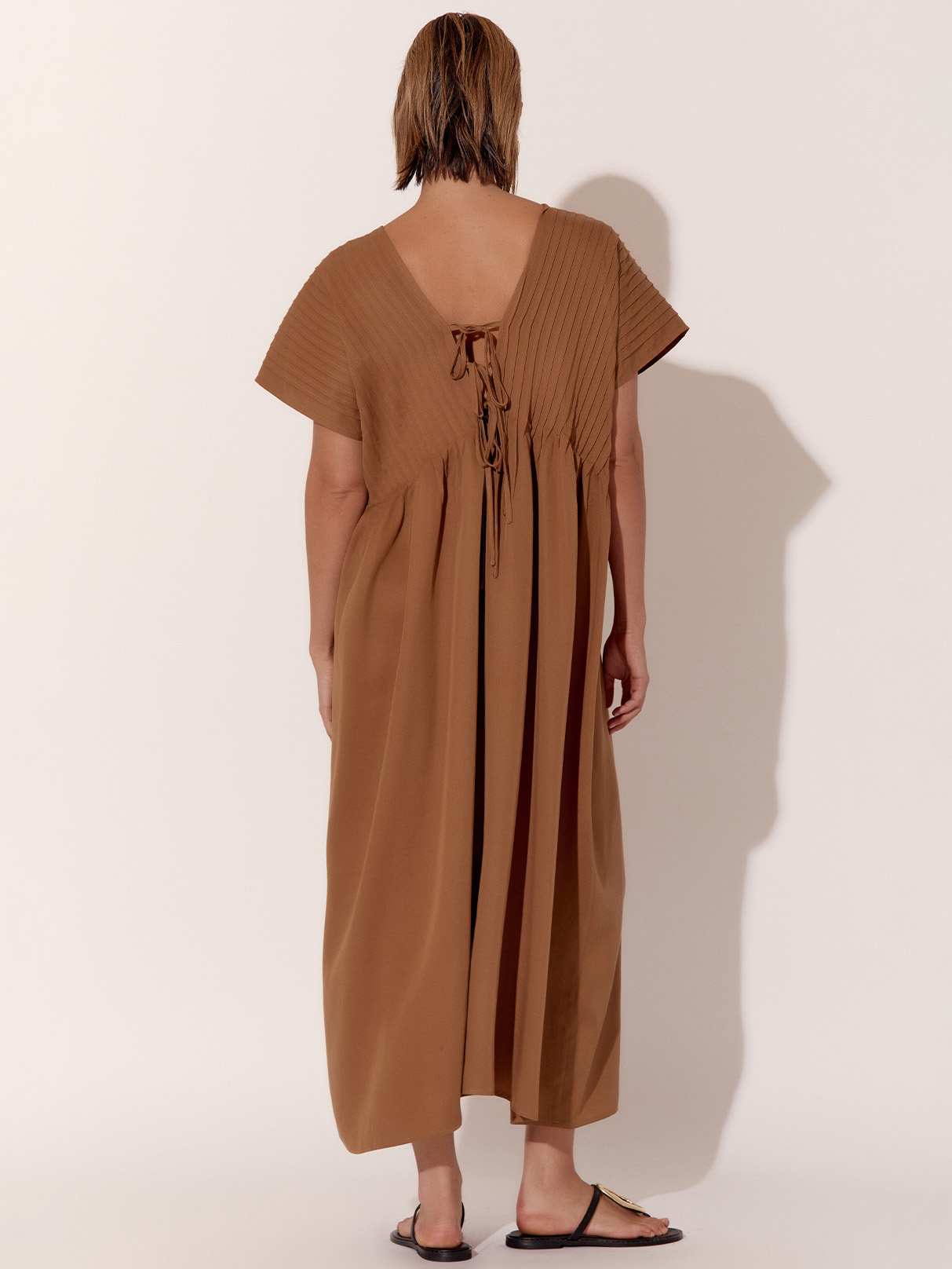 Lover florence pleat midi sales dress