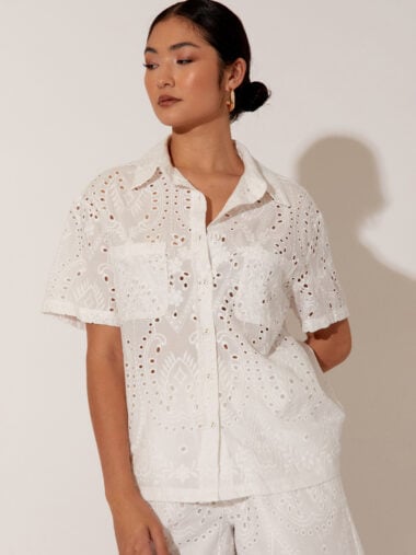 Relaxed Broderie Shirt