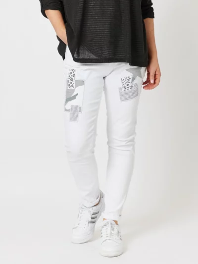 Stella Patch Jean White Threadz