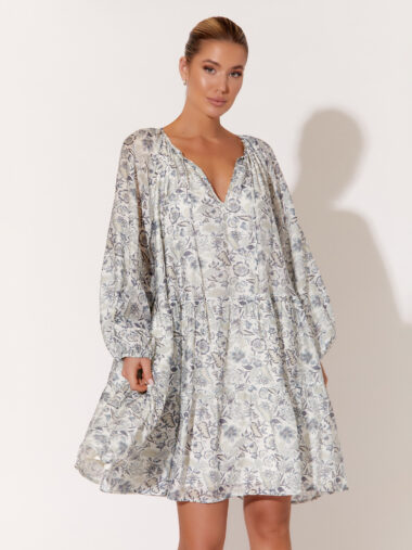 Tiered Relaxed Dress Silver Adorne