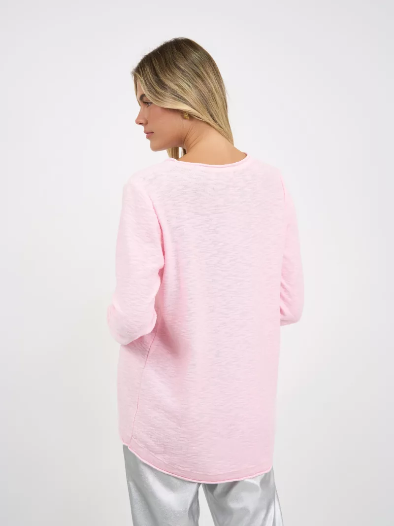 Double Pocket Knit Pink Worthier