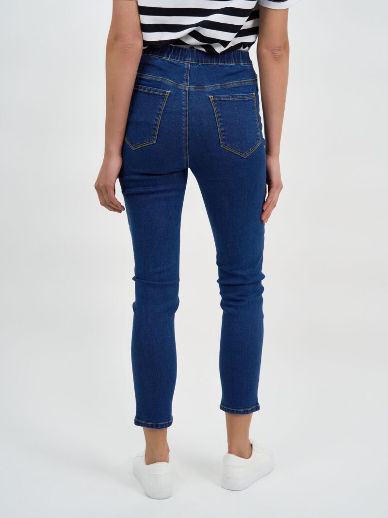 Chicago Stretch Pull On Jeans Dark Denim Threadz