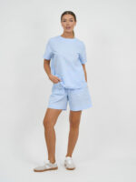 Stitch Detail Linen Tee