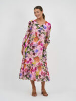 Tier V-Neck Dress