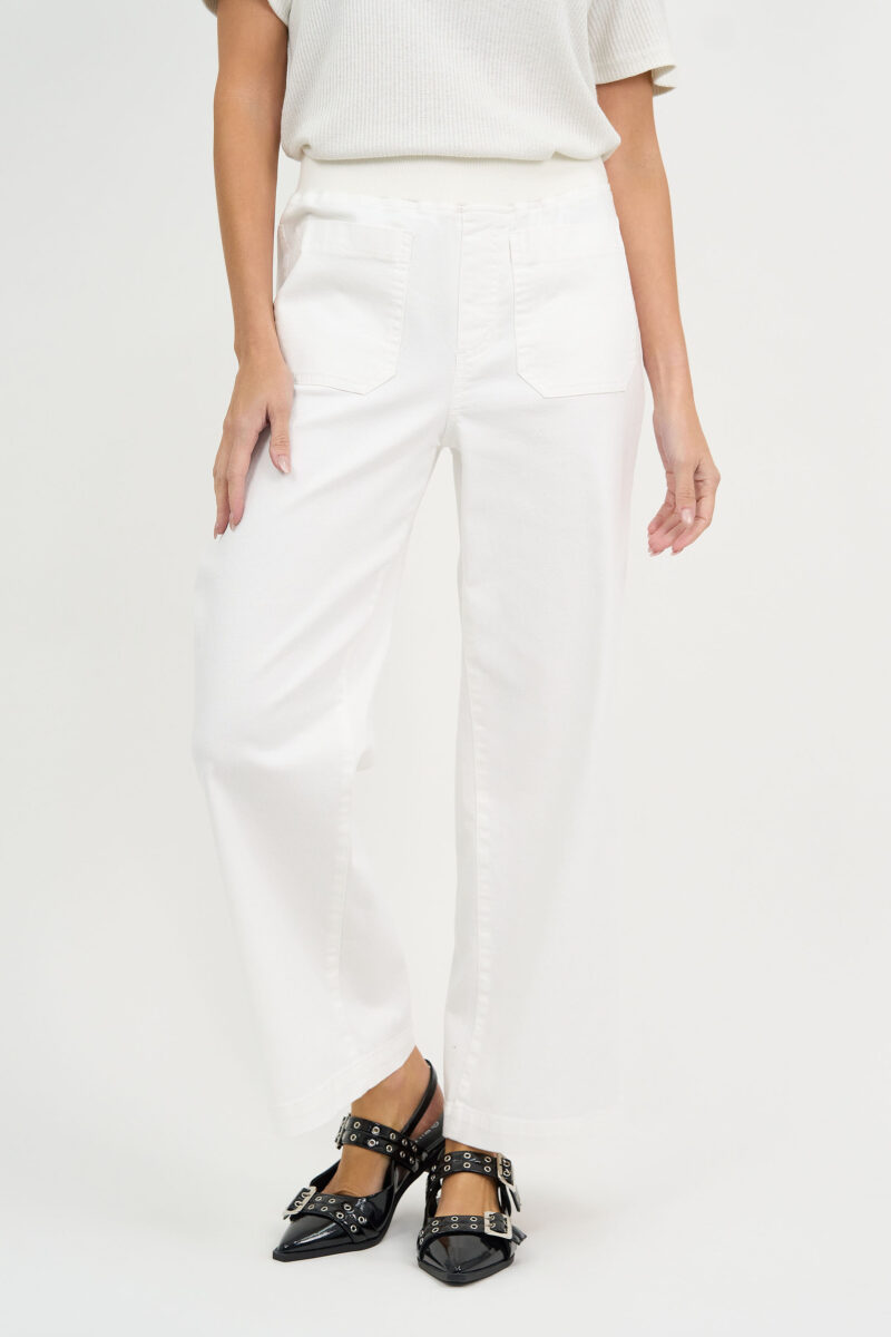 Carpenter Stretch Leg Jean White Threadz