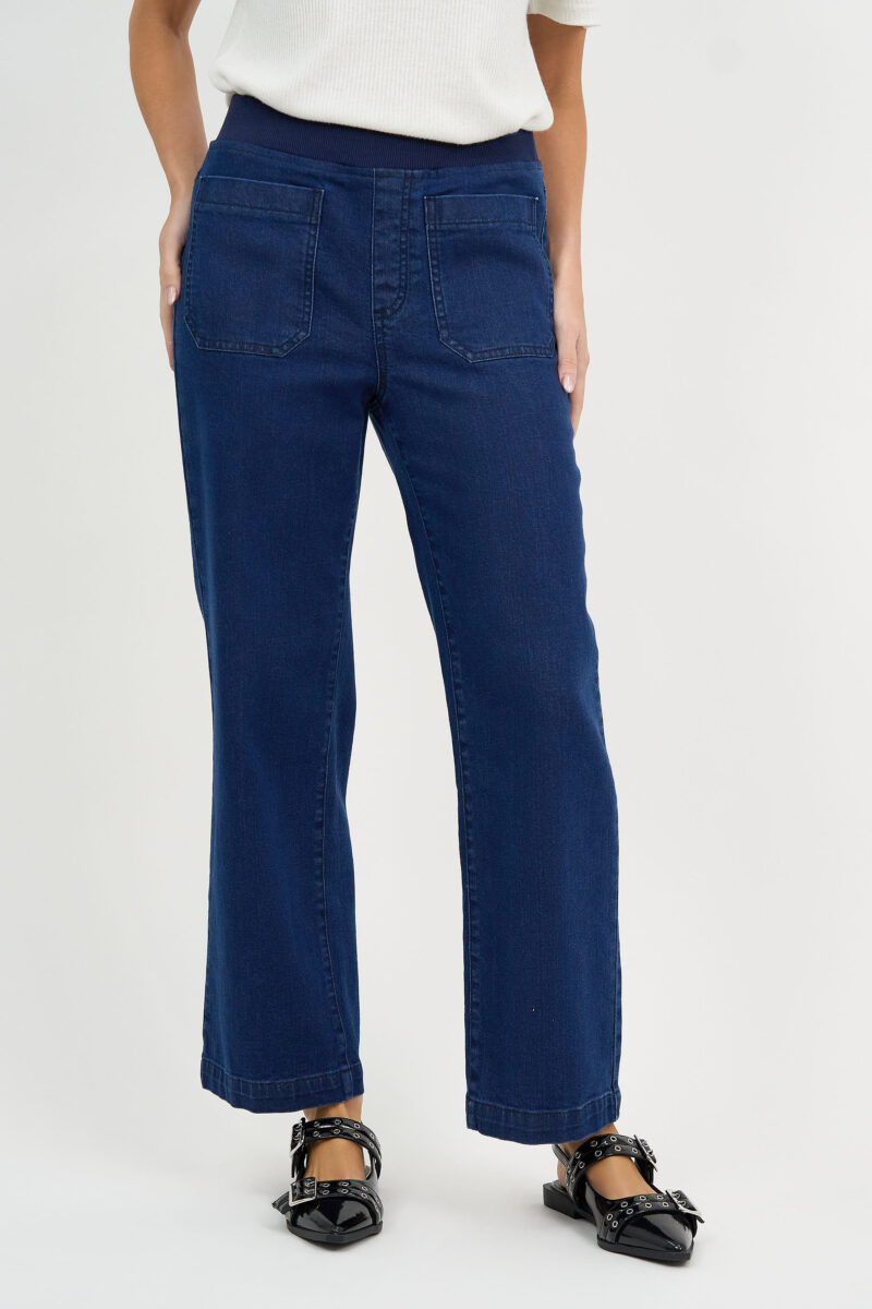 Carpenter Stretch Leg Jean Dark Denim Threadz