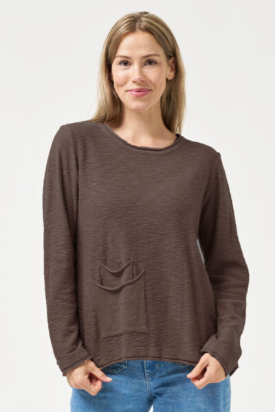 Double Pocket Knit Chocolate Worthier