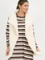 Minx Faux Fur Vest Black Hammock & Vine