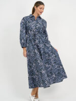 Maxi Cotton Shirt Dress