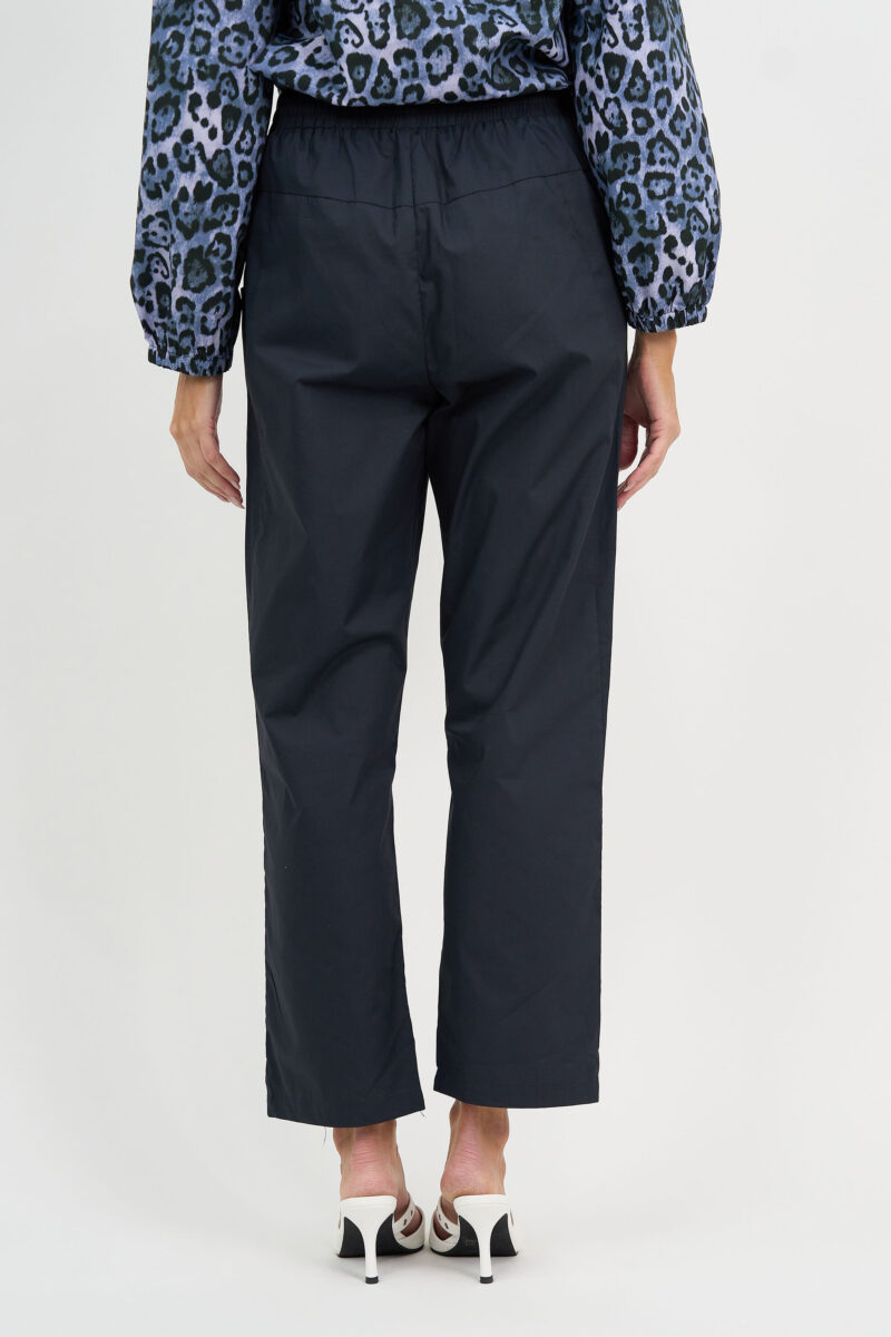 Barrel Cotton Pant Navy Liberty Rose