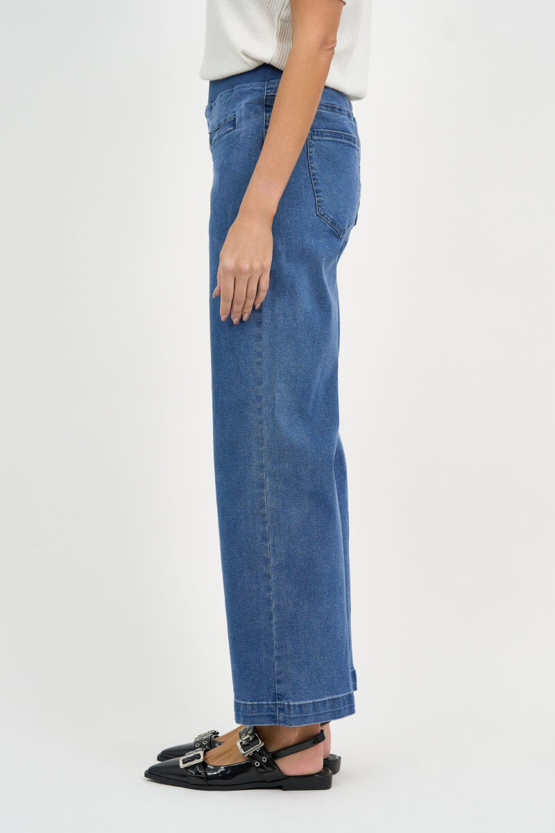 Maddy Wide Leg Jean Blue Threadz