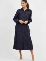 Relaxed Denim Shirt Dress