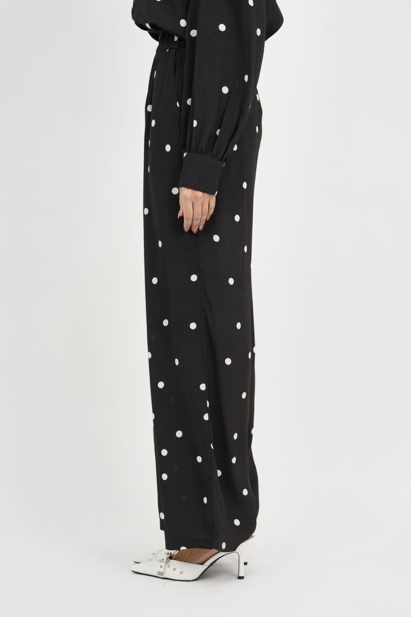 Viscose Relaxed Pant Black Liberty Rose