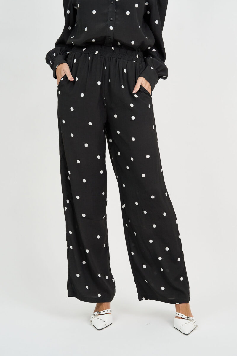 Viscose Relaxed Pant Black Liberty Rose