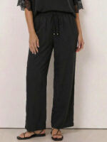 Cupro Relaxed Pant Black Liberty Rose