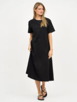 Cotton Jersey Dress Royal Blue Liberty Rose Cotton Jersey Dress Royal Blue Liberty Rose