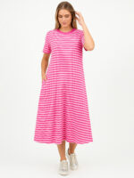 Cotton Jersey Dress Royal Blue Liberty Rose Cotton Jersey Dress Royal Blue Liberty Rose