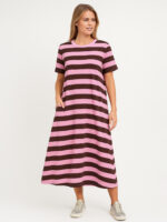 Cotton Jersey Dress Royal Blue Liberty Rose Cotton Jersey Dress Royal Blue Liberty Rose