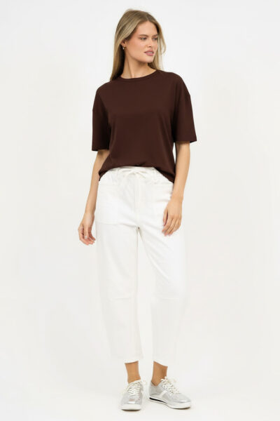 Leo Barrel Jean White Monaco Jeans Leo Barrel Jean White Monaco Jeans