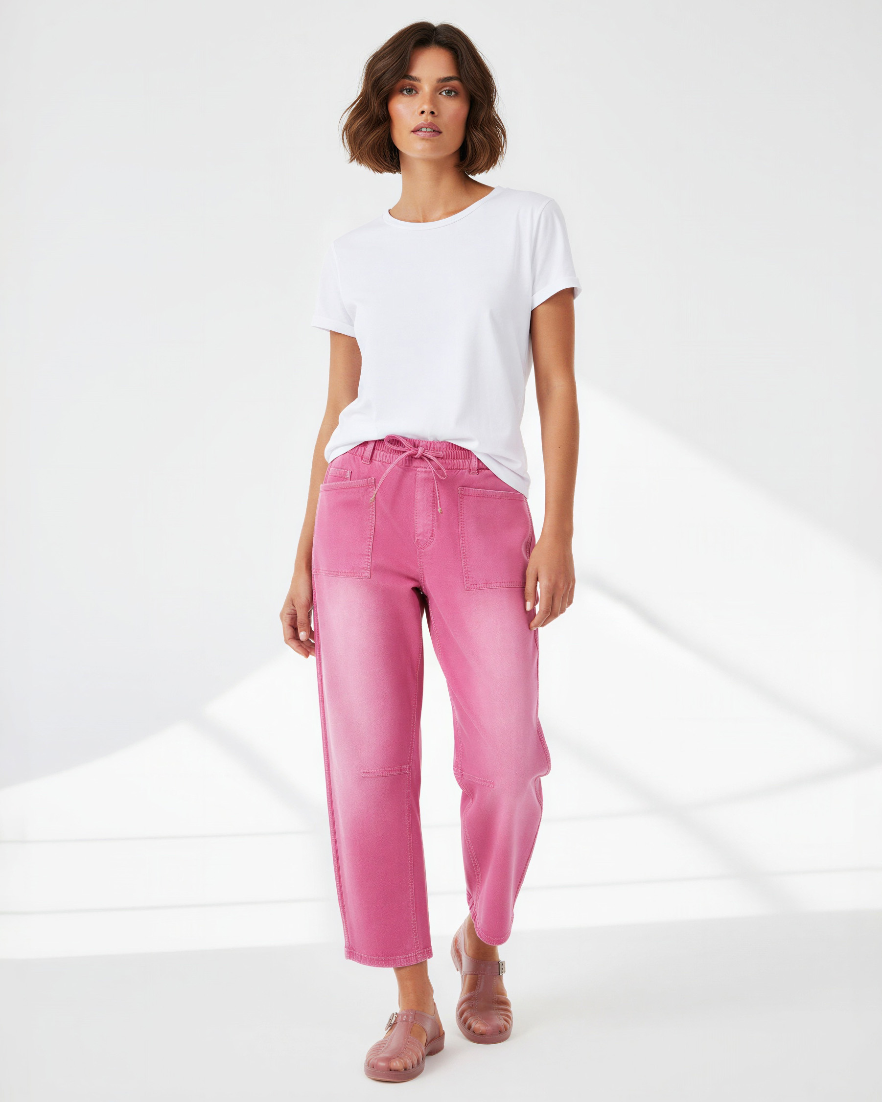 Leo Barrel Jean Pink Monaco Jeans Leo Barrel Jean Pink Monaco Jeans