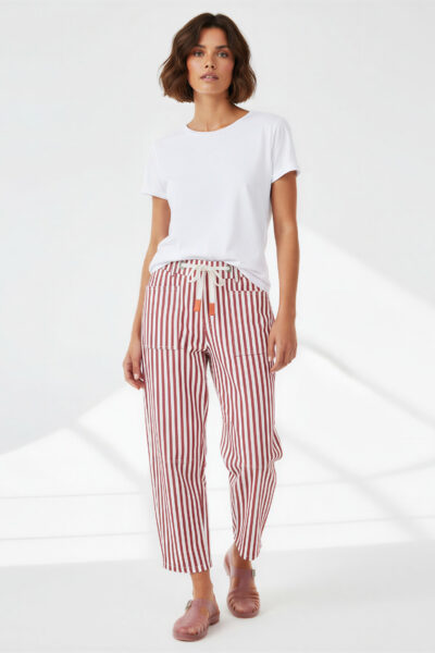 Carter Barrel Jean Stripe Rust Monaco Jeans Carter Barrel Jean Stripe Rust Monaco Jeans