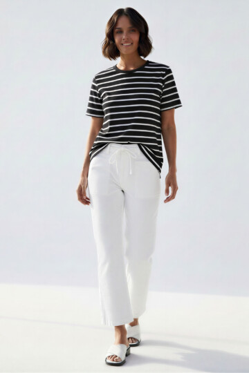 Leo Barrel Jean White Monaco Jeans