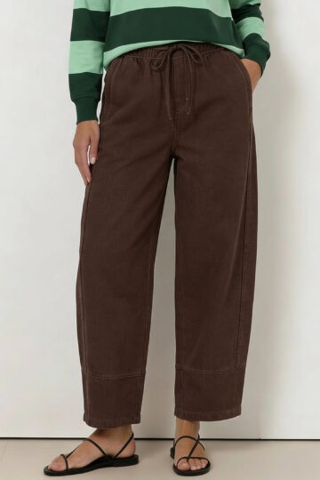 Streamline Barrel Jean Espresso Liberty Rose