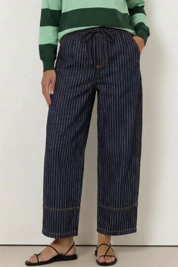 Streamline Barrel Jean Stripe Liberty Rose