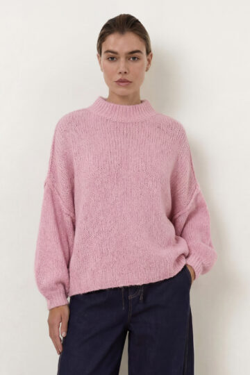 Relaxed Soft Knit Pink La Strada