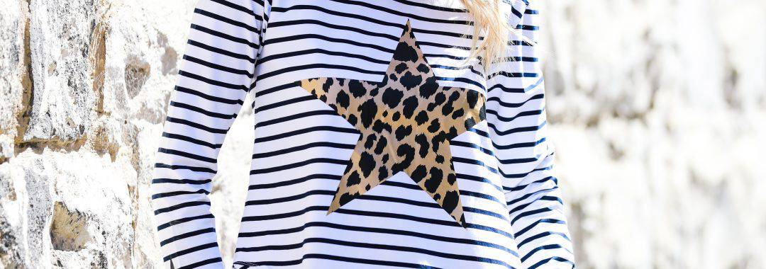 Leopard Star Tee Stripe 3rd Story Clothing