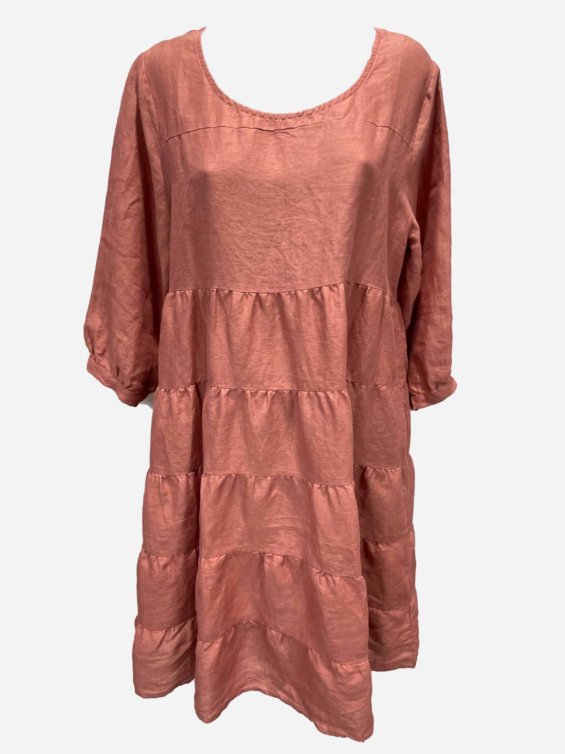 Belle LS Dress Rust Worthier