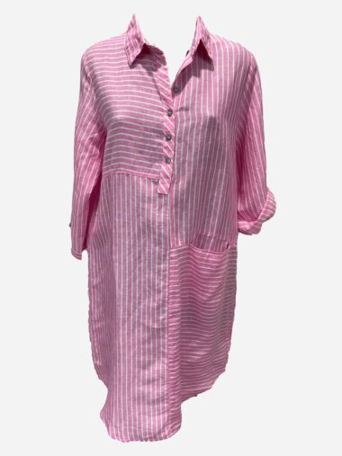 Shirt Maker Dress Pink Worthier