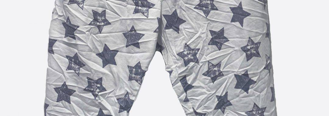 Star Pants White La Strada