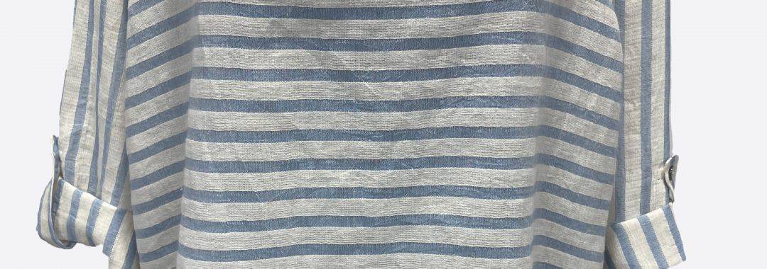 Stripe LS Top Blue Worthier