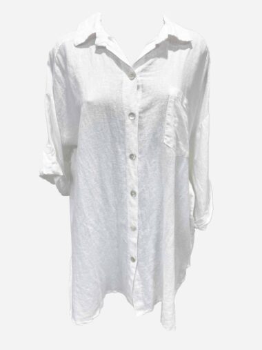 La Strada Oversized Shirt White