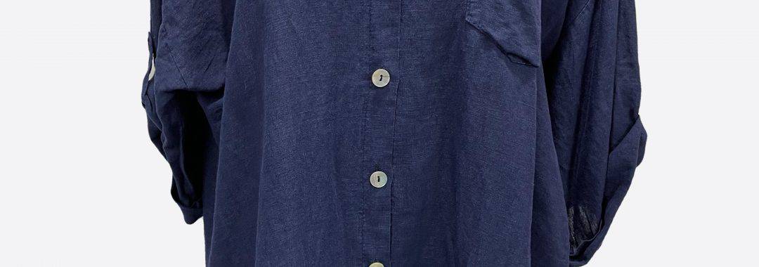 Oversized Shirt Navy La Strada