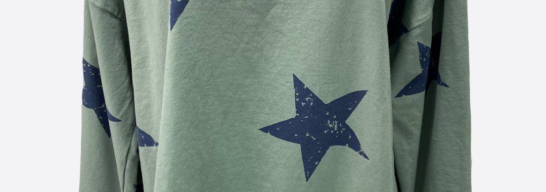 Star Sweater Green La Strada