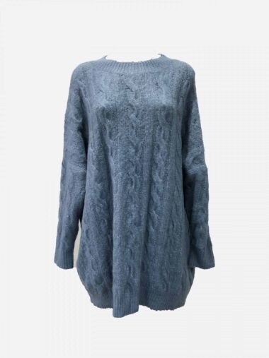 Cable Knit Blue Worthier