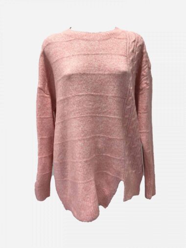 Asymetric Knit Pink Worthier