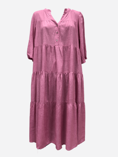 Tiered Dress Pink Worthier