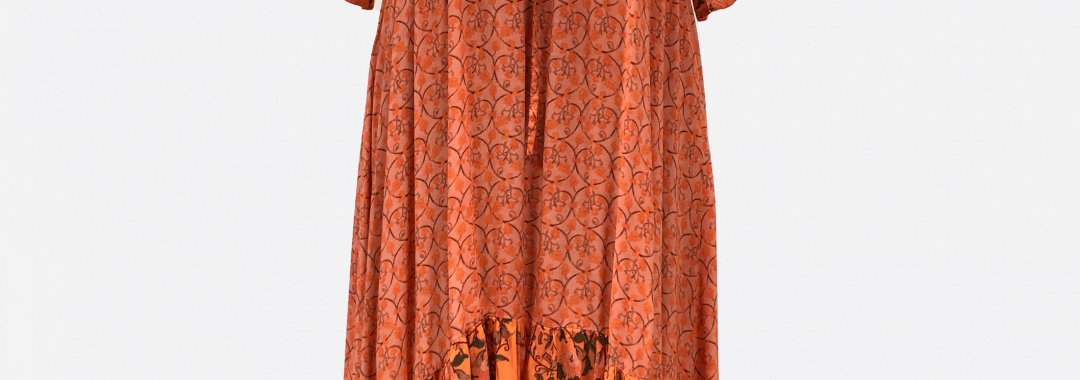 Spring Dream Dress Orange Worthier