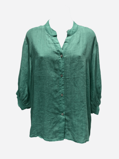 Linen Shirt Green Worthier