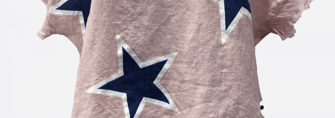 Print Star Top Pink La Strada