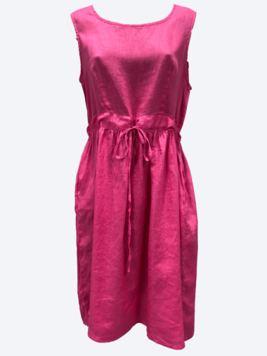 Linen Dress Pink Worthier